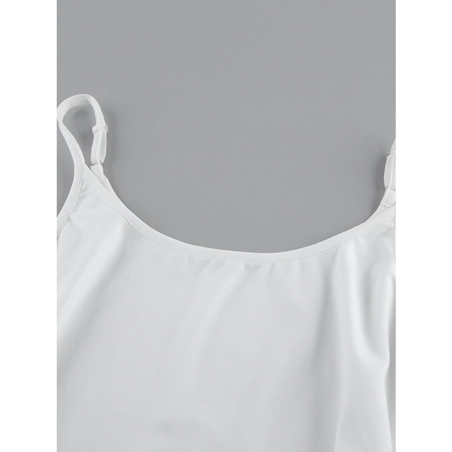 Ruffled Hem Cami Top Apparel and Accessories