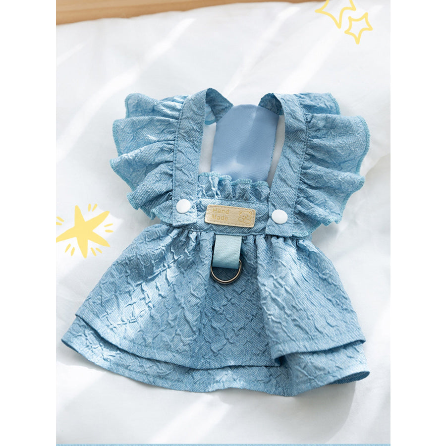 Ruffled Pet Dress Apparel and Accessories