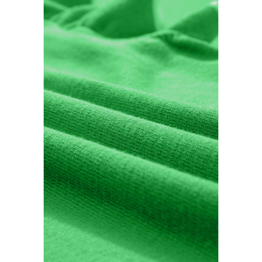 Ruffled Round Neck Cap Sleeve Knit Top Apparel and Accessories