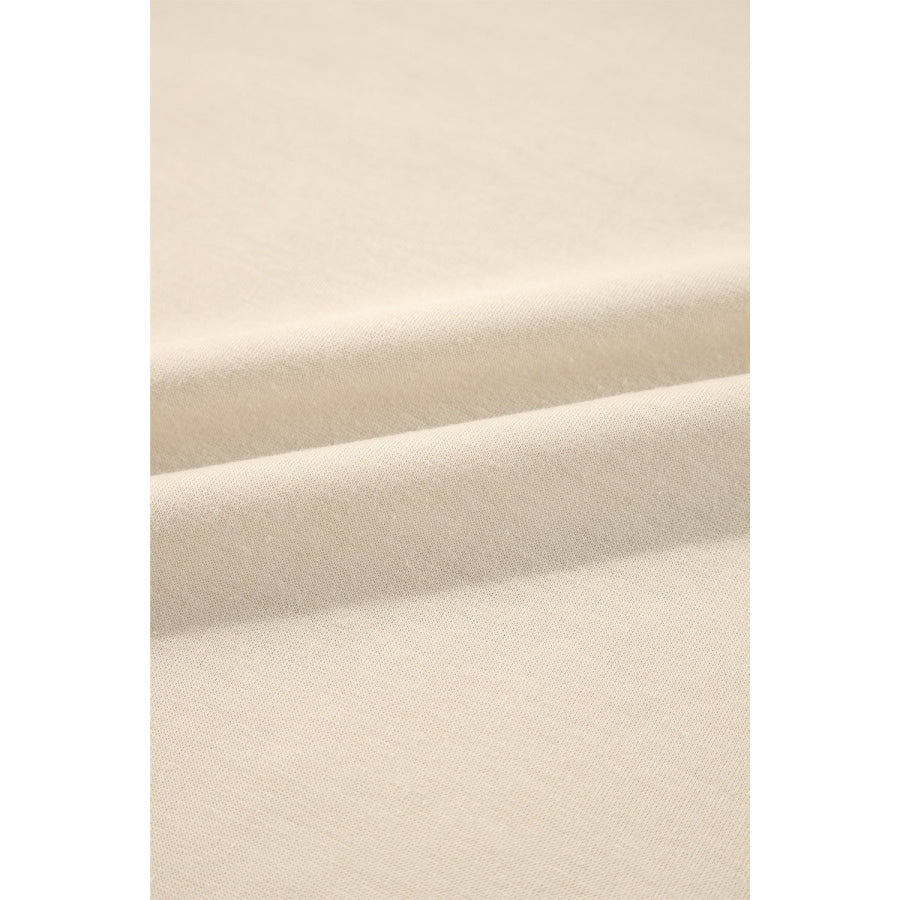 Ruffled Round Neck Long Sleeve Blouse Apparel and Accessories