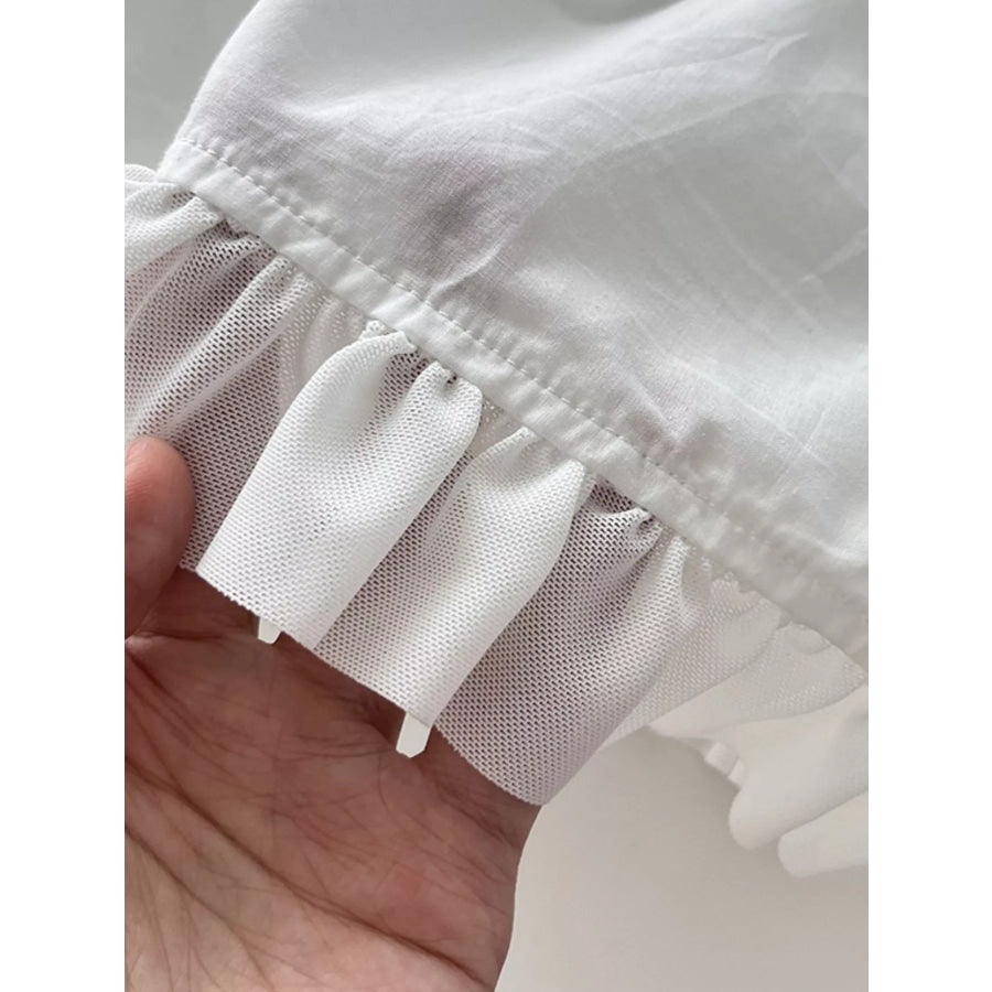 Ruffled Square Neck Tiered Maxi Dress Apparel and Accessories