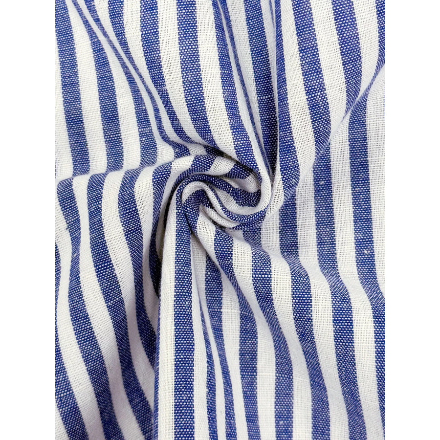 Ruffled Striped Sleeveless Top and Shorts Set Apparel Accessories
