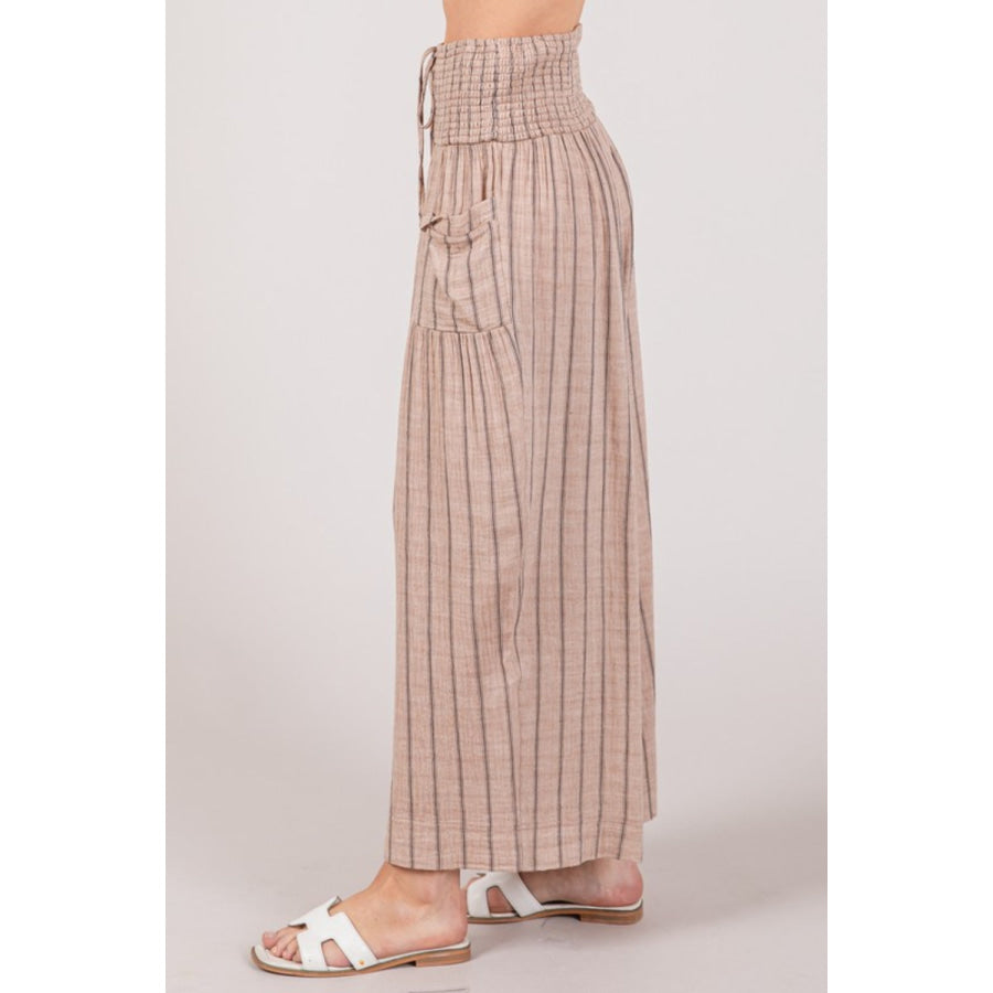 SAGE + FIG Cotton Gauze Wash Stripe Pants Apparel and Accessories