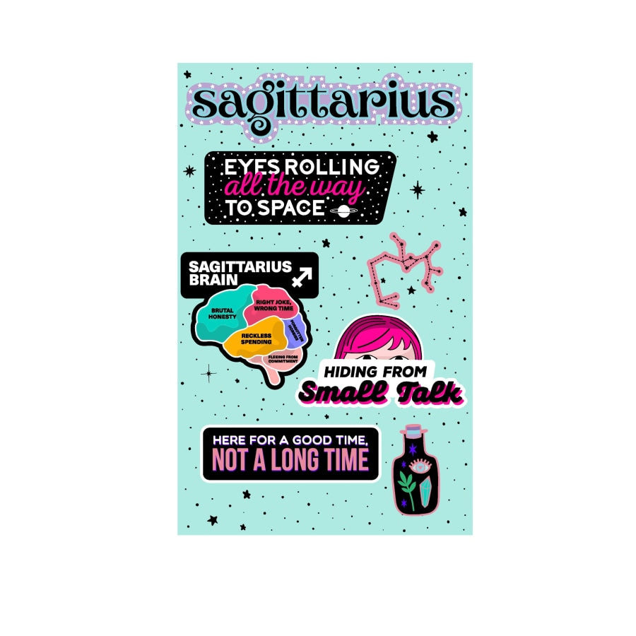 Sagittarius Astrological Sticker Sheet sticker