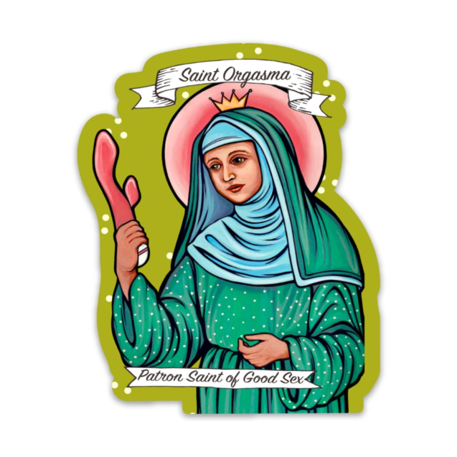 Saint Orgasma Sticker sticker