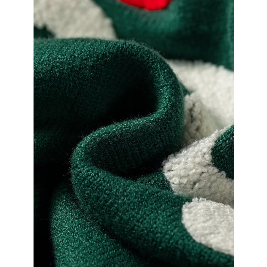 Santa Baby Towel Embroidery Christmas Slogan Pullover Sweater Apparel and Accessories