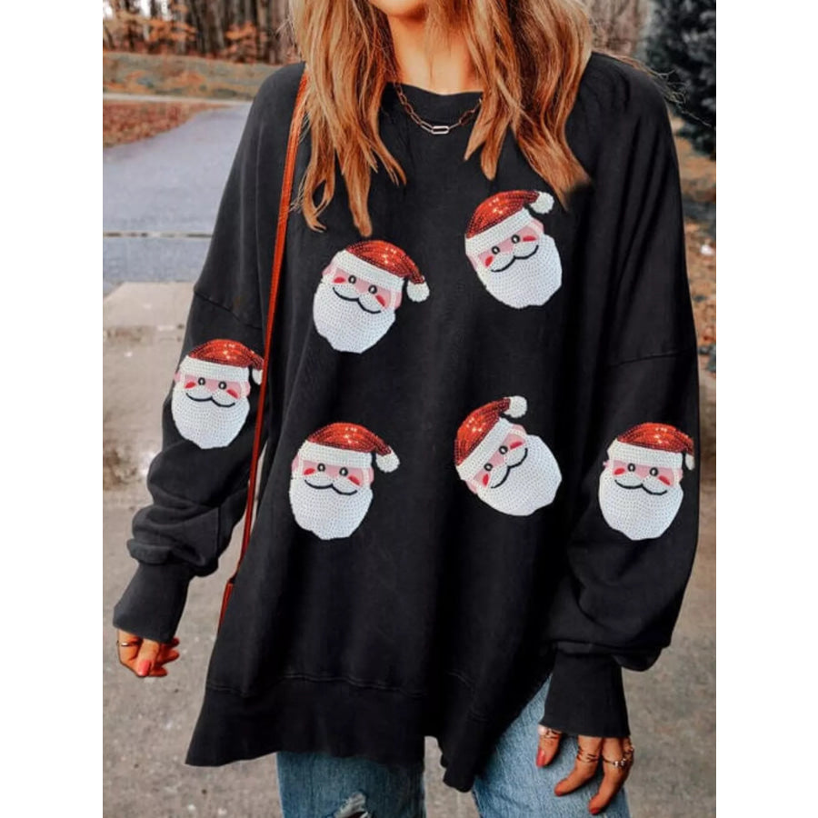 Santa Claus Oversized Sweatshirt Apparel and Accessories