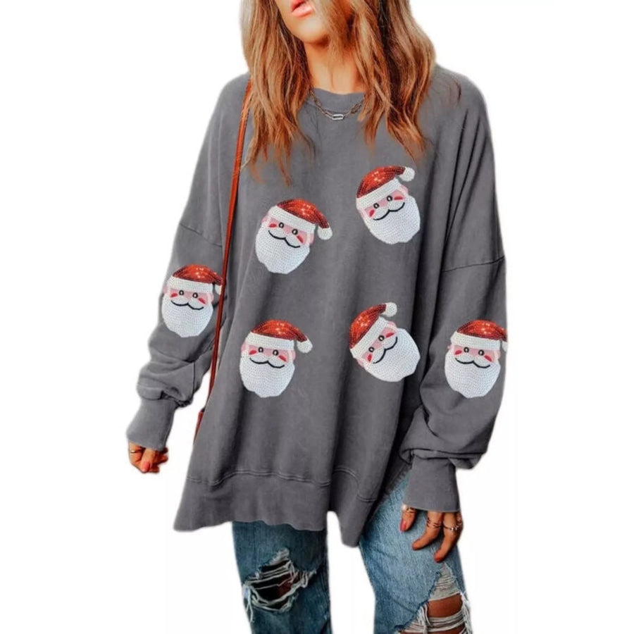 Santa Claus Oversized Sweatshirt Apparel and Accessories