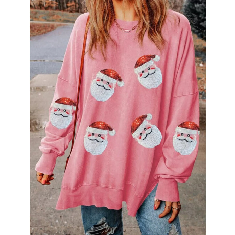 Santa Claus Oversized Sweatshirt Apparel and Accessories