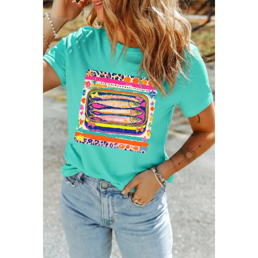 Sardine Can Graphic T-Shirt Apparel and Accessories