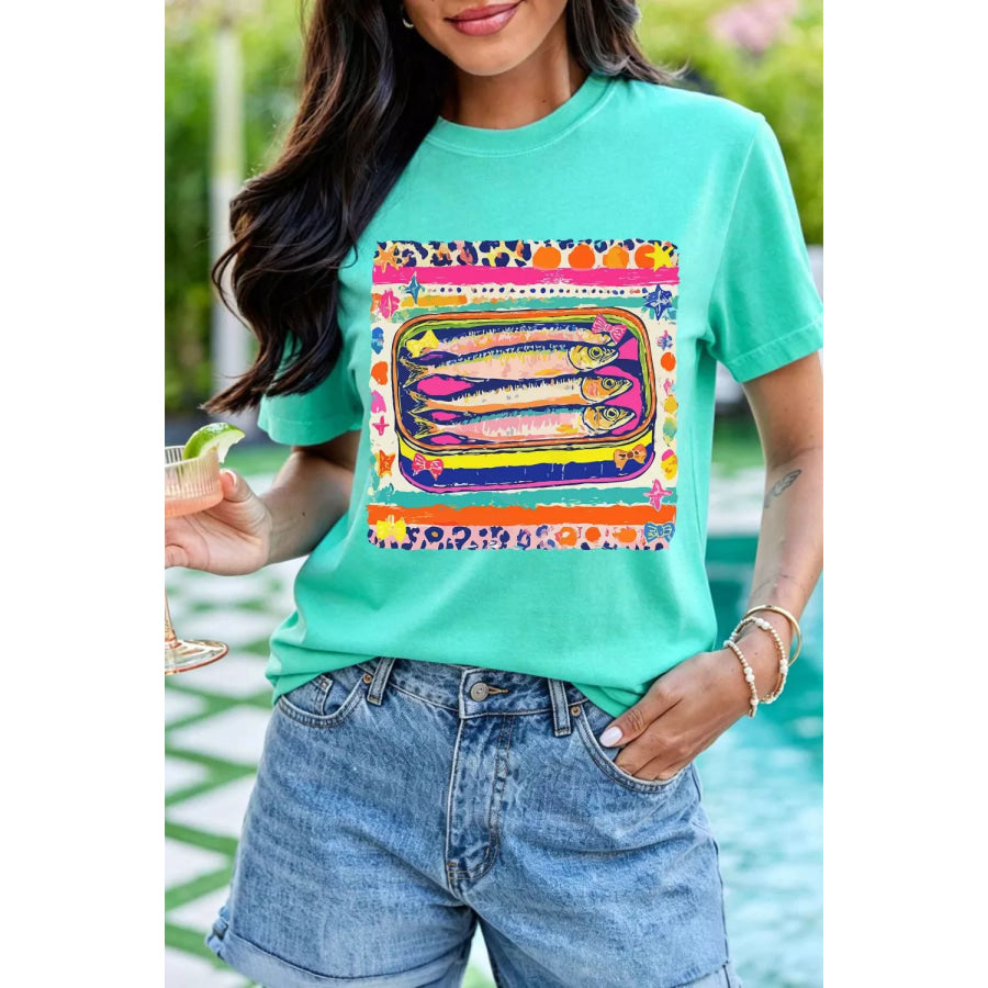 Sardine Can Graphic T-Shirt Apparel and Accessories