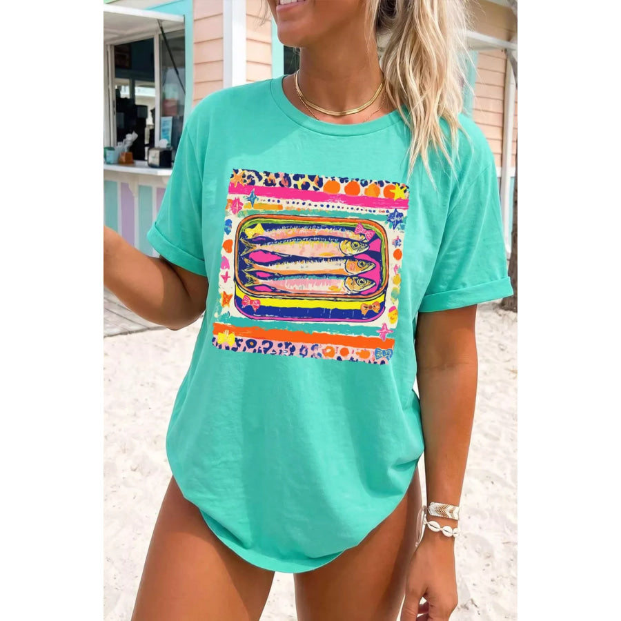 Sardine Can Graphic T-Shirt Apparel and Accessories
