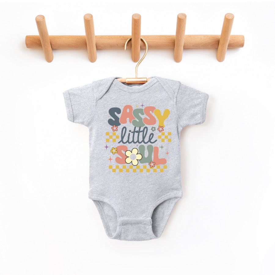 Sassy Little Soul Infant Bodysuit NB - Bodysuit / Heather Baby &amp; Toddler Clothing