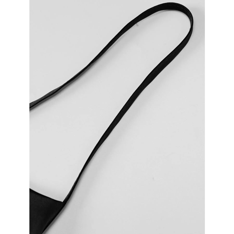 Satin Lace Trim Sleeveless Dress Apparel and Accessories
