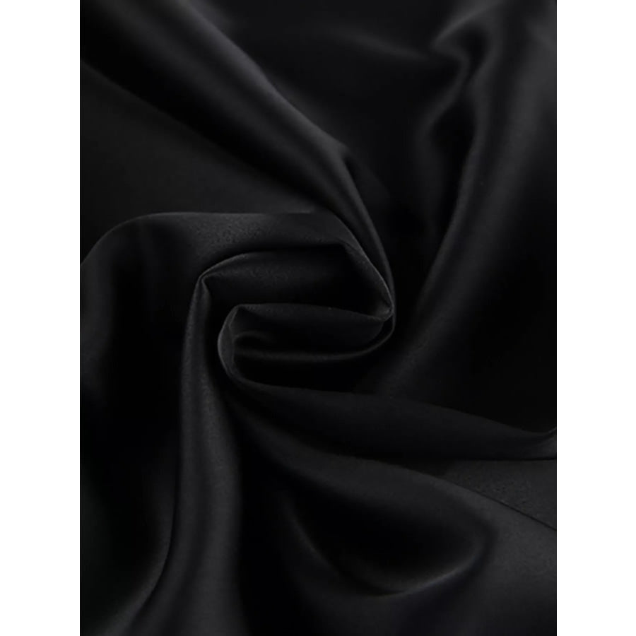 Satin Mini Dress with Lace Detachable Cape Apparel and Accessories