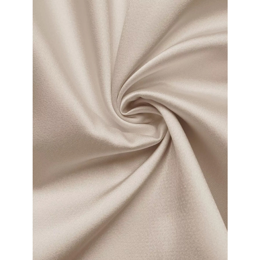 Satin V-Neck Maxi Dress Apparel and Accessories