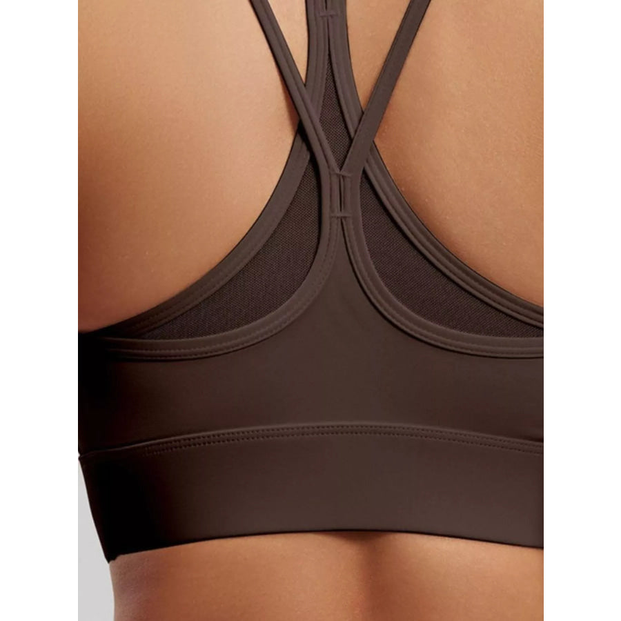 Scoop Neck Active Bra Apparel and Accessories