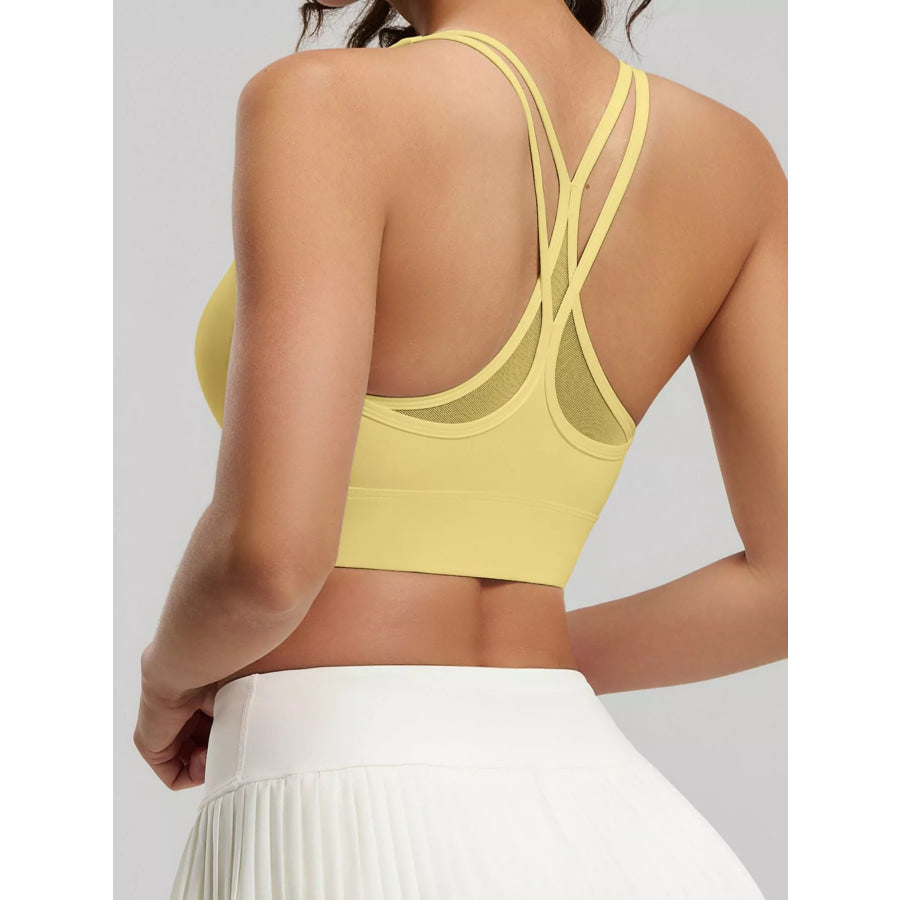 Scoop Neck Active Bra Apparel and Accessories