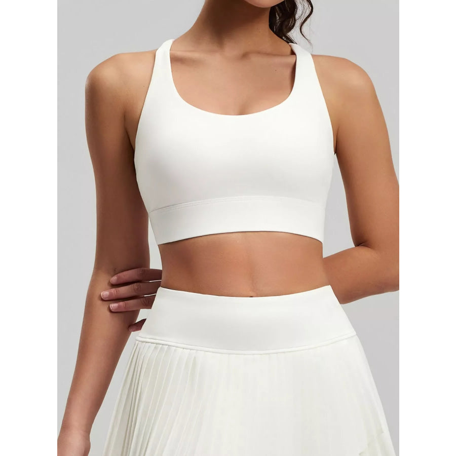 Scoop Neck Active Bra Apparel and Accessories