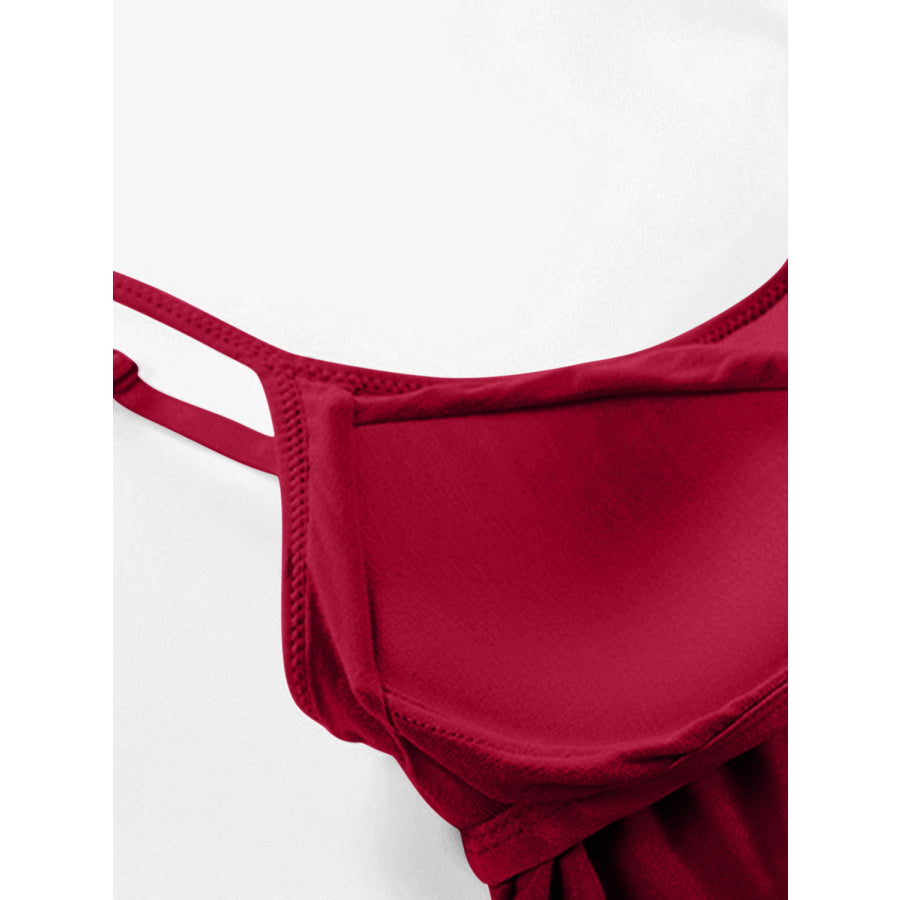 Scoop Neck Adjustable Strap Cami Apparel and Accessories