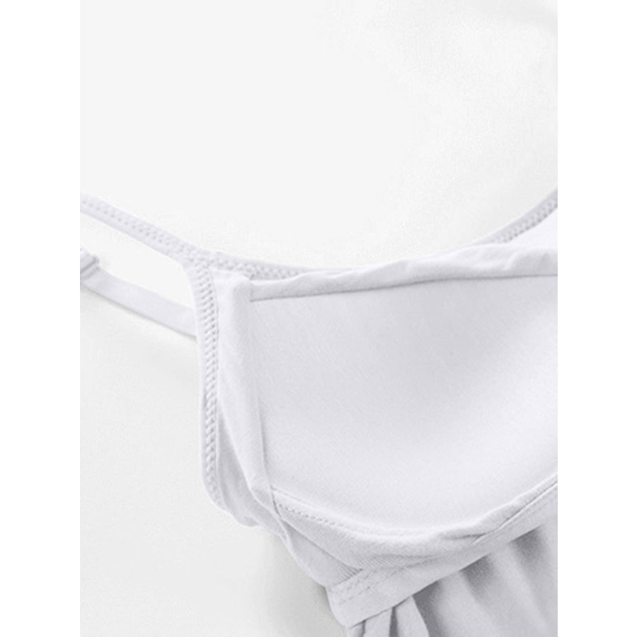 Scoop Neck Adjustable Strap Cami Apparel and Accessories