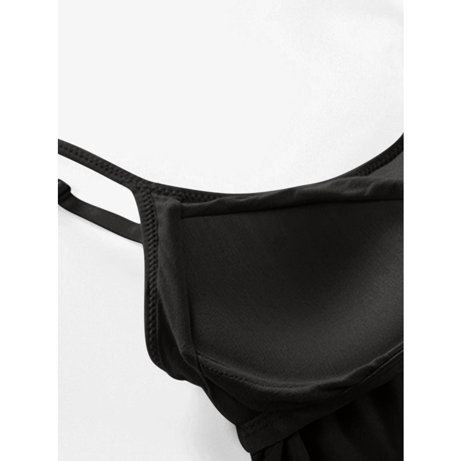 Scoop Neck Adjustable Strap Cami Apparel and Accessories