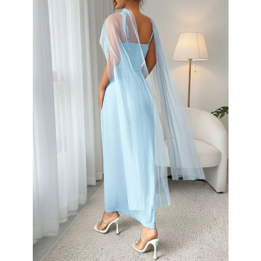 Scoop Neck Bodycon Maxi Dress Apparel and Accessories