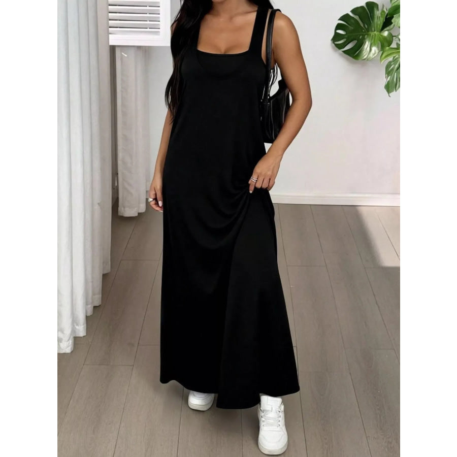 Scoop Neck Cami and Maxi Dress Set Apparel Accessories