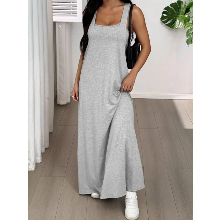 Scoop Neck Cami and Maxi Dress Set Apparel Accessories