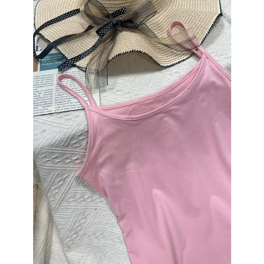 Scoop Neck Cami and Shorts Active Set Apparel and Accessories