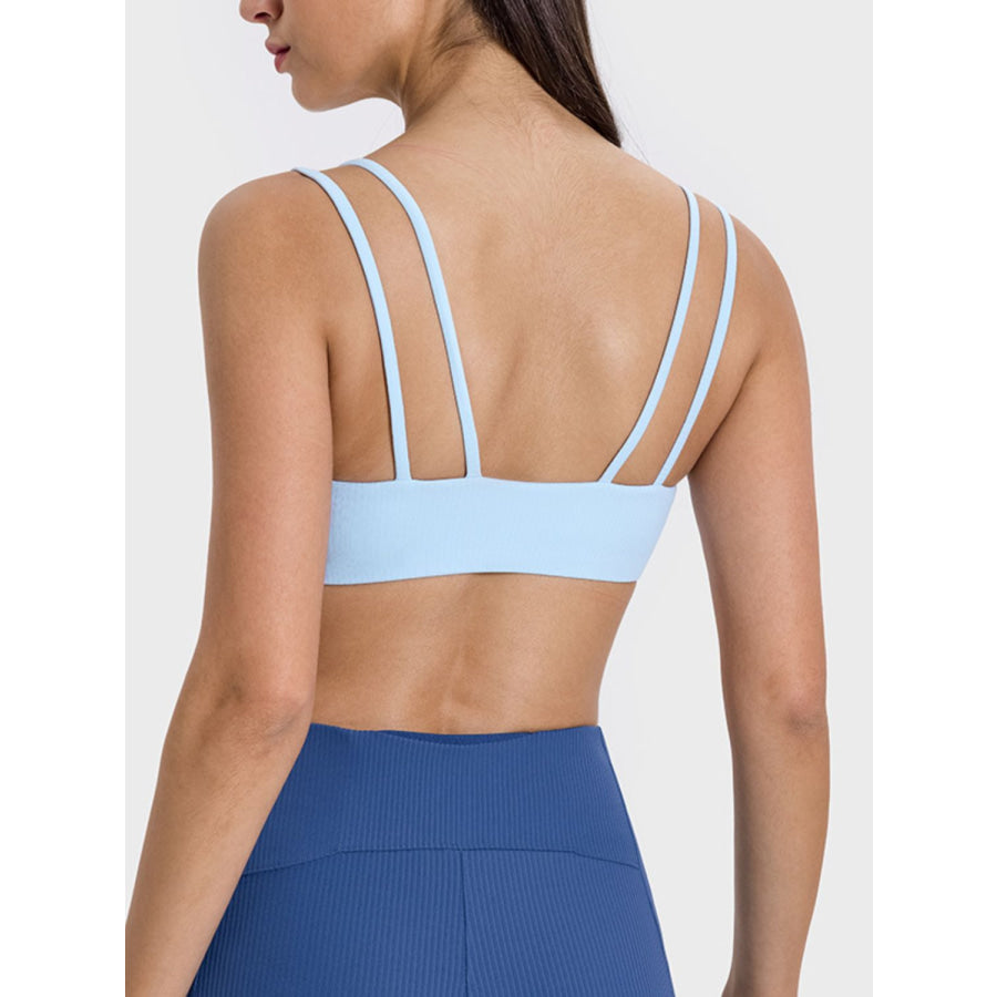 Scoop Neck Double Strap Active Cami Apparel and Accessories