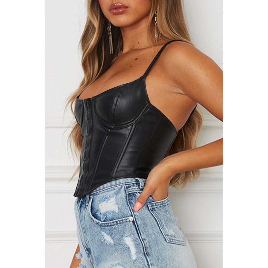 Scoop Neck Spaghetti Strap Cami Apparel and Accessories