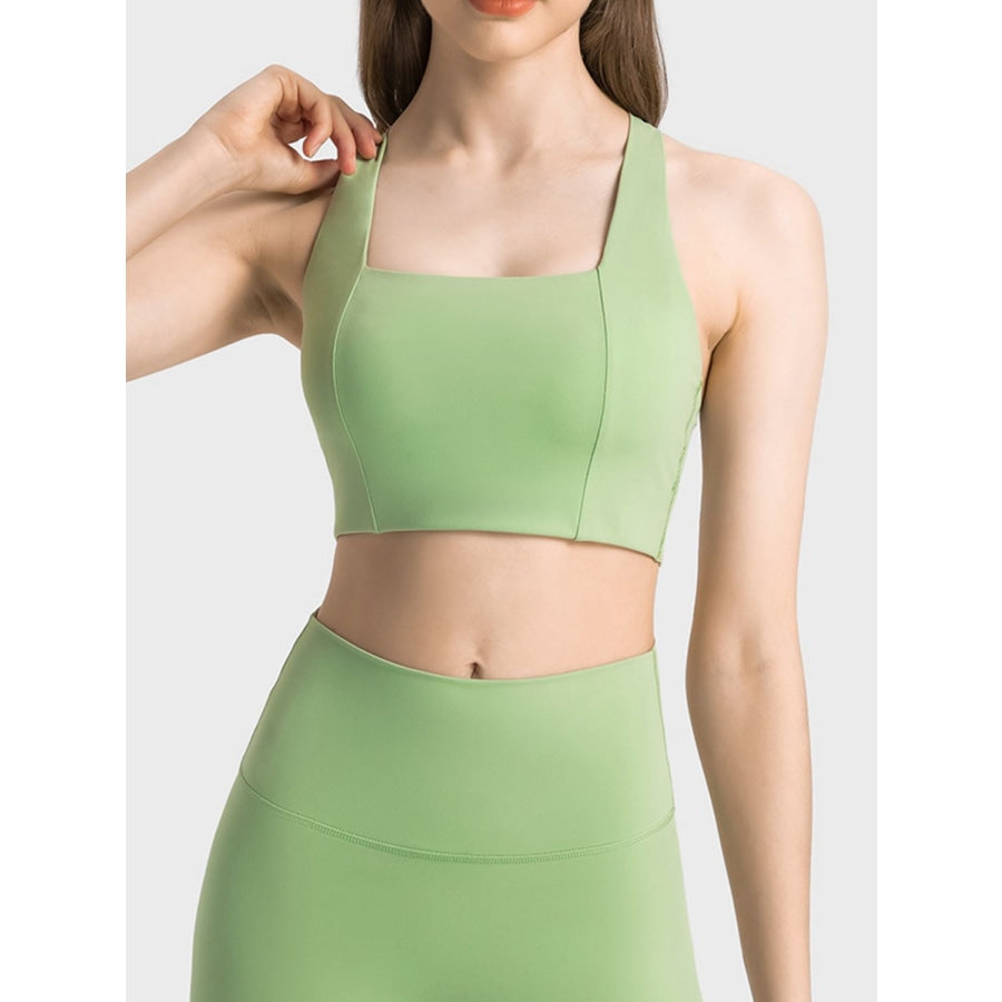 Scoop Neck Sports Bra Gum Leaf / 4