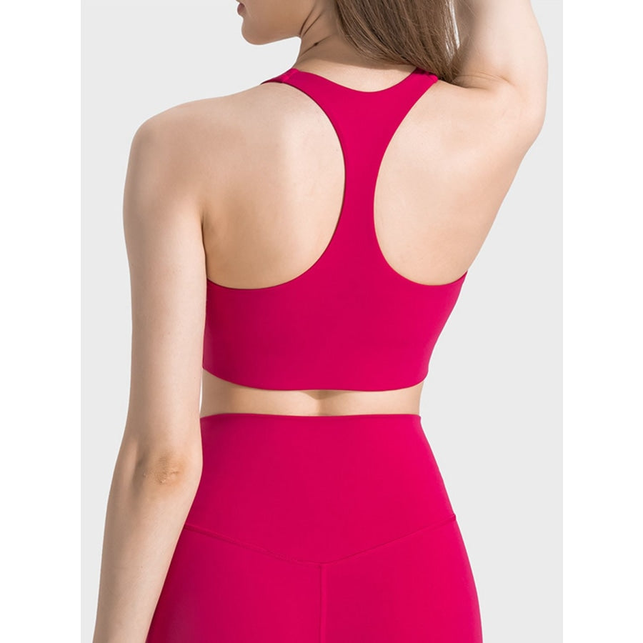 Scoop Neck Sports Bra Strawberry / 4