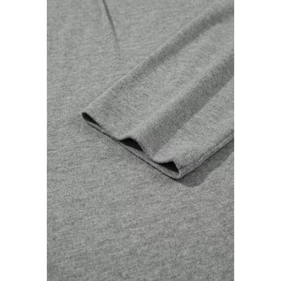 Seam Detail Raglan Long Sleeve Top Apparel and Accessories