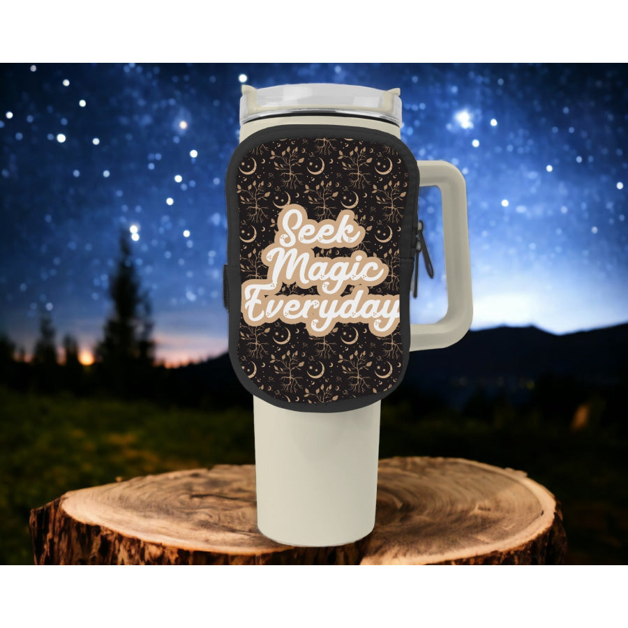 Seek Magic Everyday Zippered Pouch/Bag For 40oz Tumbler Tumbler