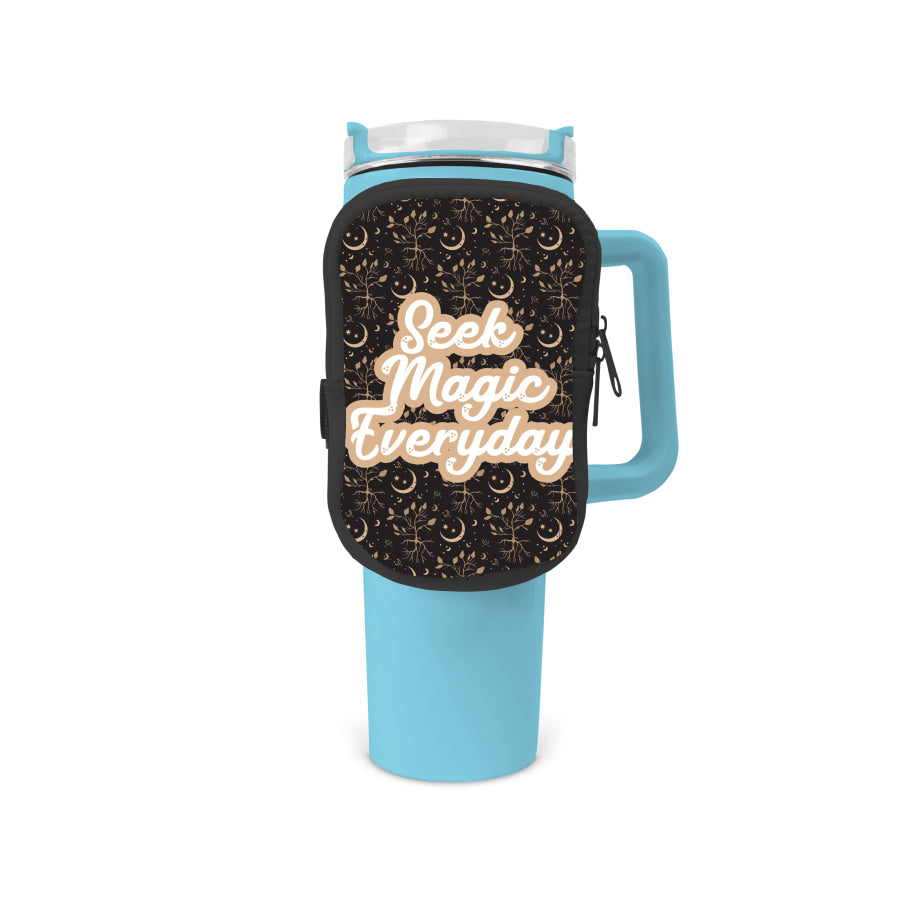 Seek Magic Everyday Zippered Pouch/Bag For 40oz Tumbler Tumbler