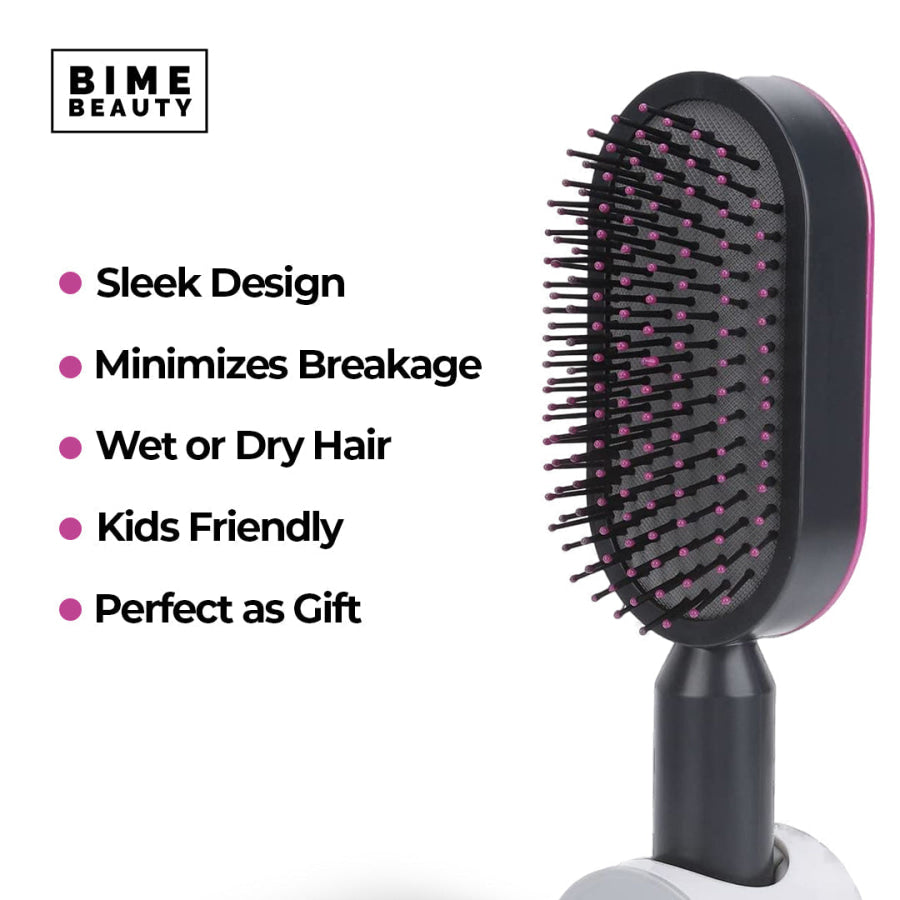 Self - Cleaning Hair Brush Combs