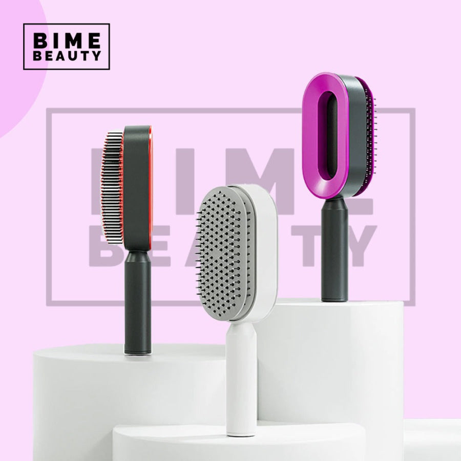 Self - Cleaning Hair Brush Combs