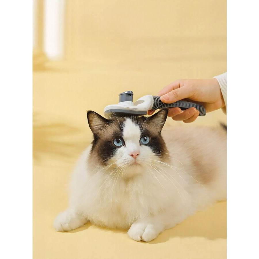 Self-Cleaning Slicker Pet Hair Remover Brush Apparel and Accessories