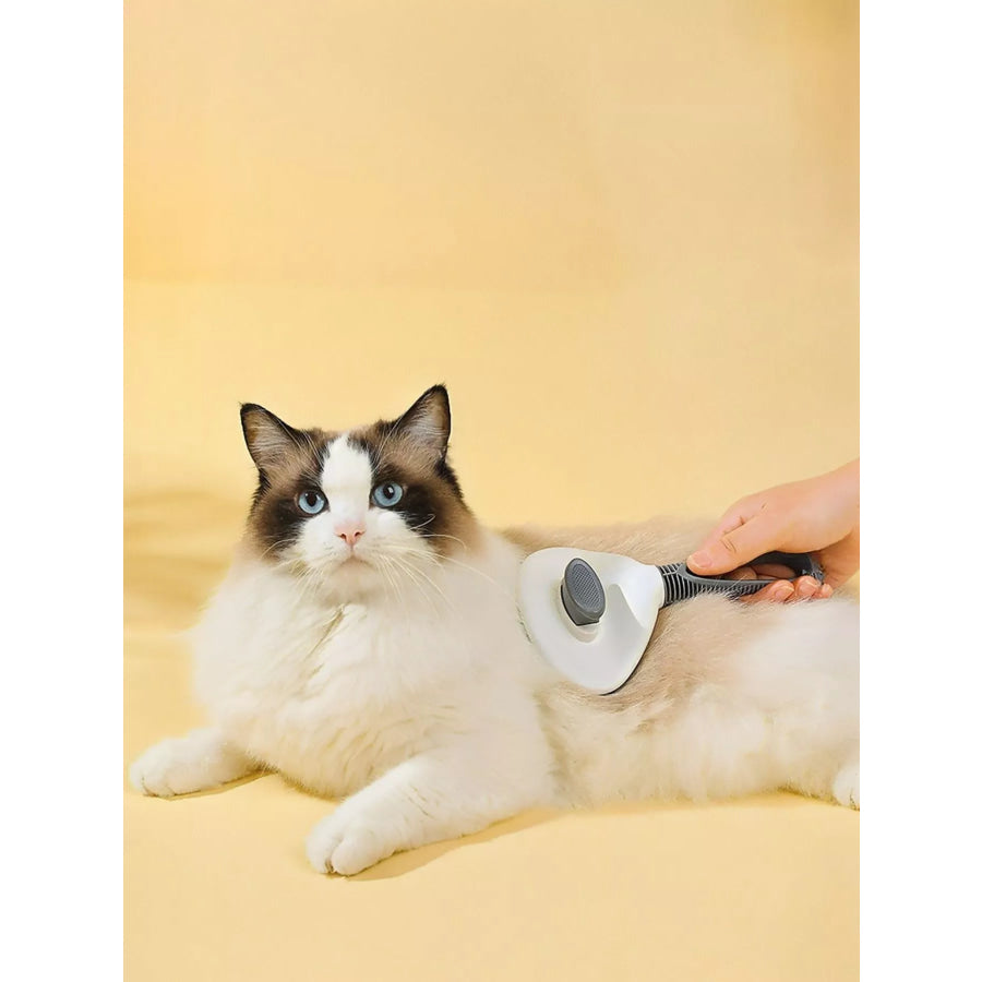 Self-Cleaning Slicker Pet Hair Remover Brush Apparel and Accessories