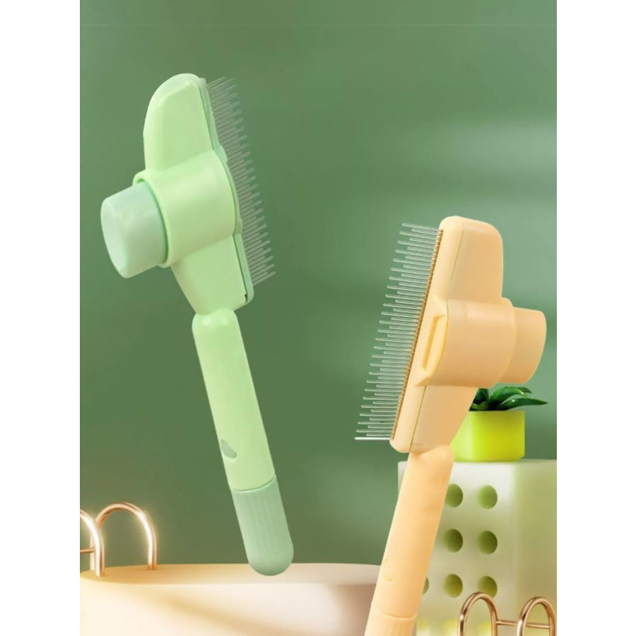 Self-Cleaning Slicker Pet Hair Remover Brush Apparel and Accessories
