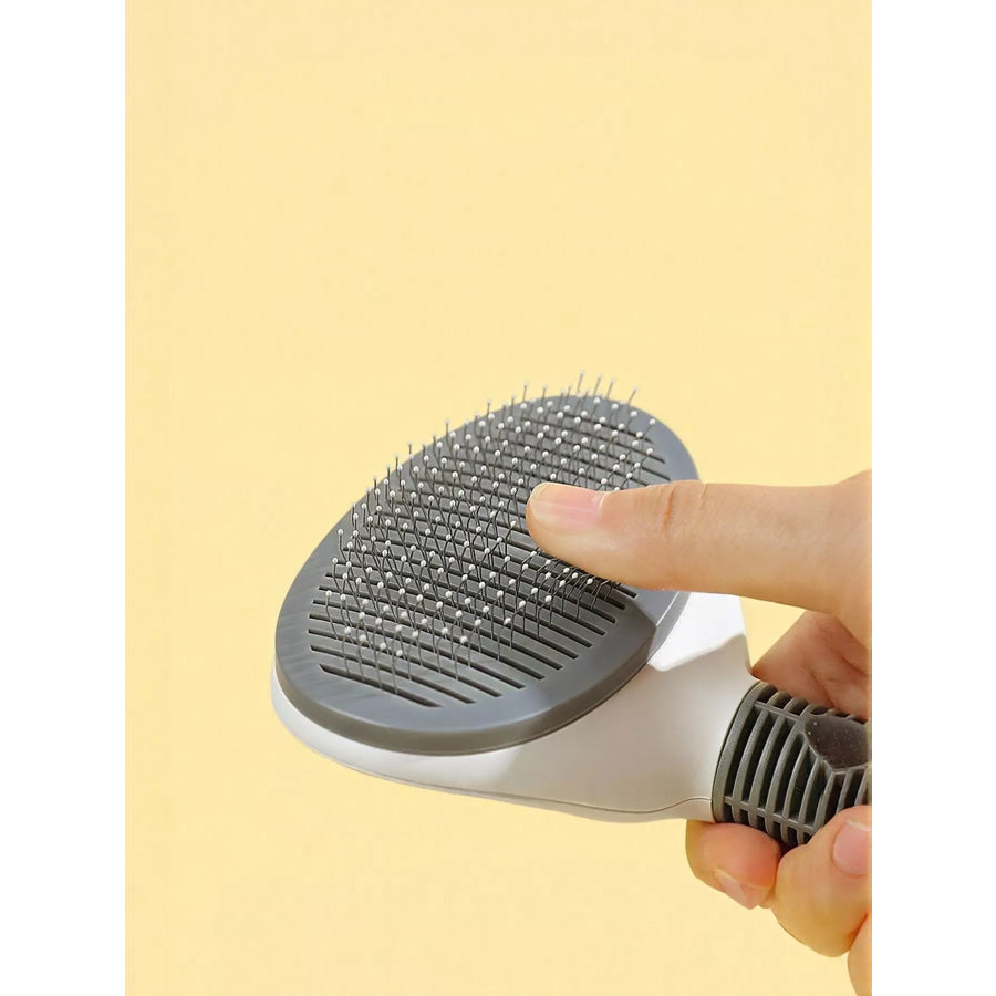 Self-Cleaning Slicker Pet Hair Remover Brush Apparel and Accessories
