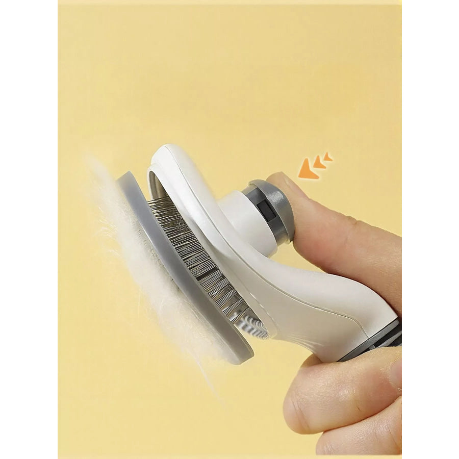 Self-Cleaning Slicker Pet Hair Remover Brush Apparel and Accessories