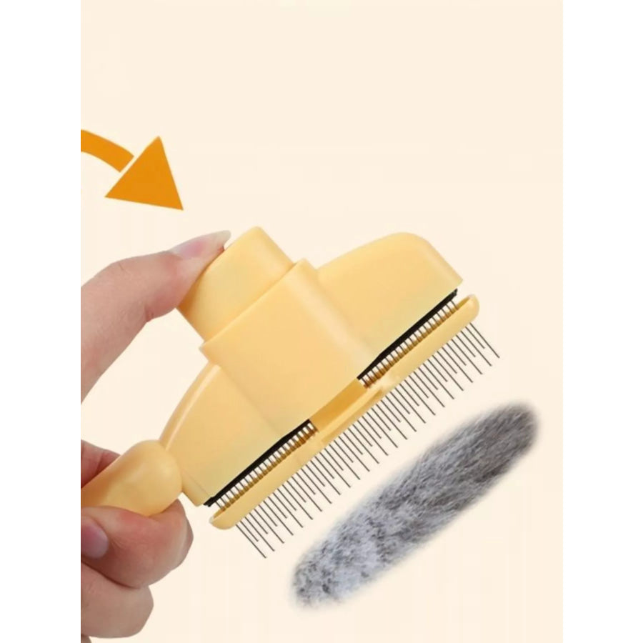 Self-Cleaning Slicker Pet Hair Remover Brush Apparel and Accessories