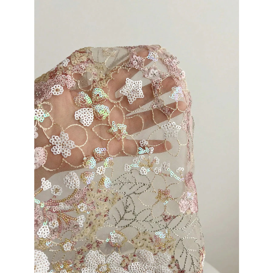 Sequin Halter Neck Cami Apparel and Accessories