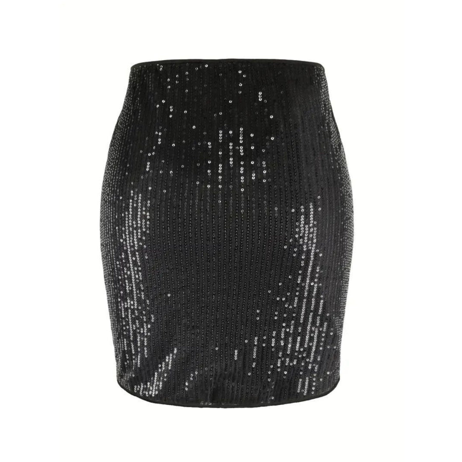 Sequin Mini Skirt Apparel and Accessories