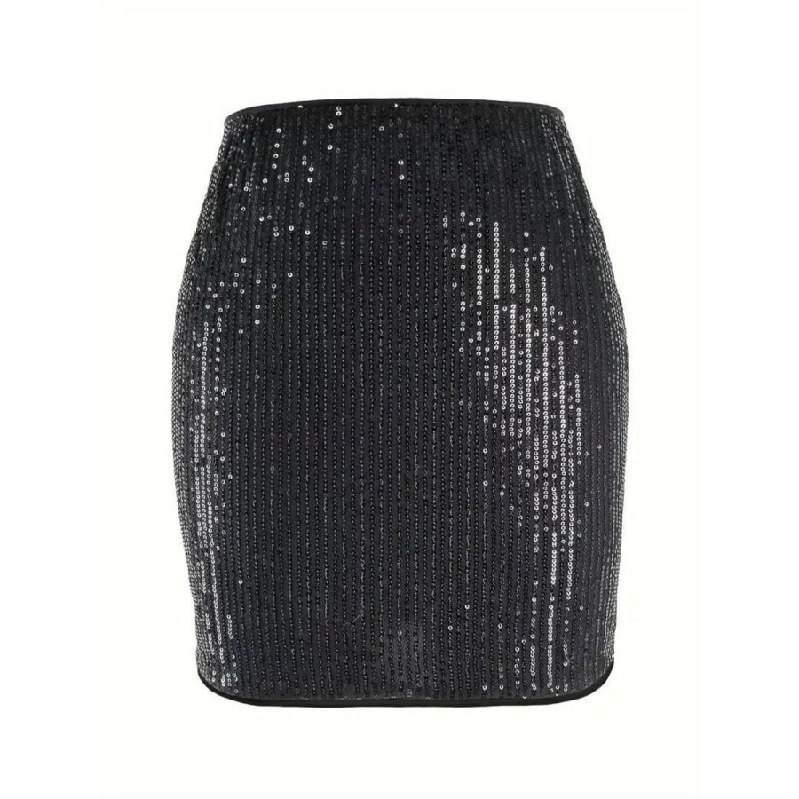 Sequin Mini Skirt Apparel and Accessories