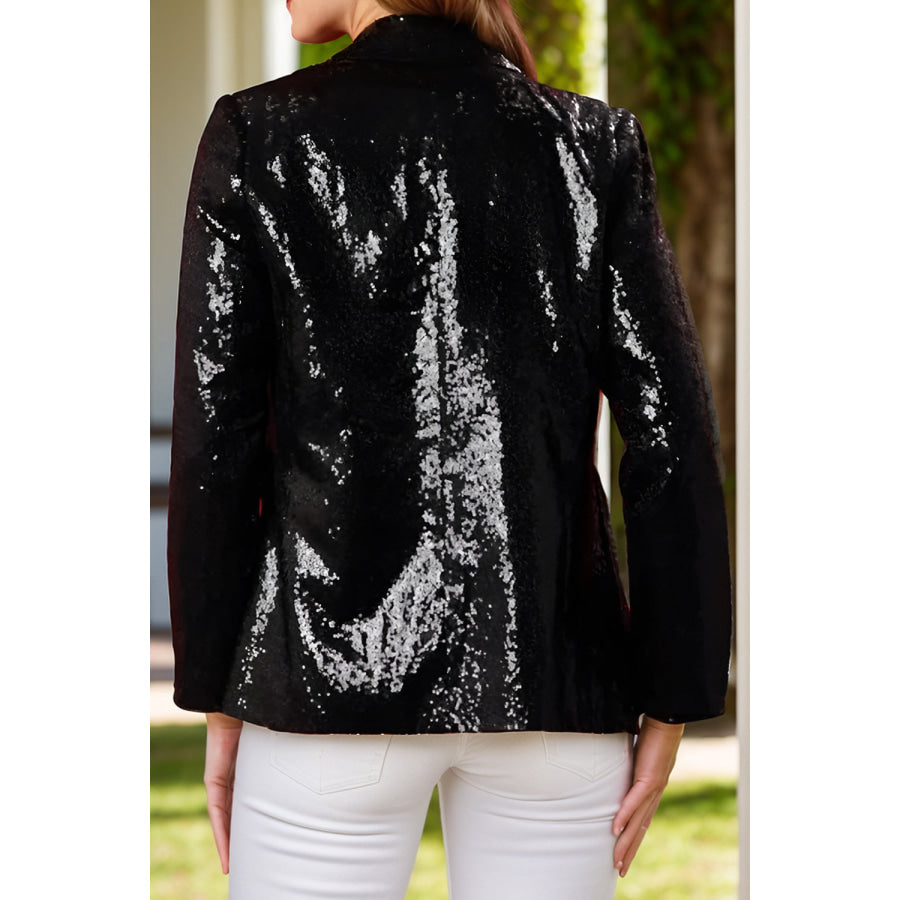 Sequin Nutcracker Long Sleeve Blazer Apparel and Accessories