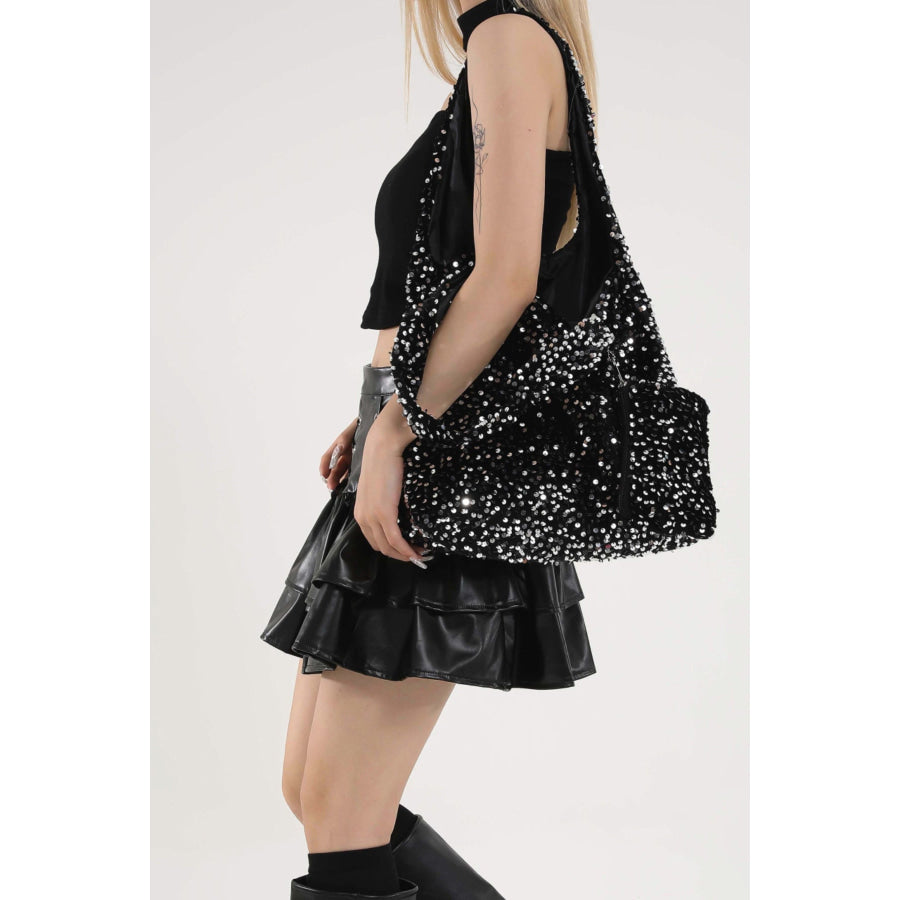 Sequin Polyester Handbag Apparel and Accessories